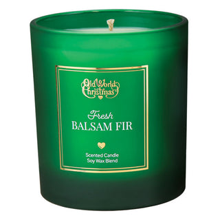 Fresh Balsam Fir Candle, Old World Christmas - A Blissfully Beautiful Boutique