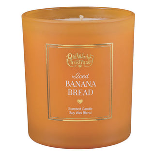 Iced Banana Bread Candle, Old World Christmas - A Blissfully Beautiful Boutique