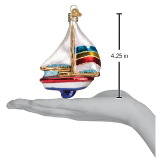 Sailboat Ornament, Old World Christmas - A Blissfully Beautiful Boutique