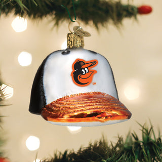 Orioles Baseball Cap Ornament, Old World Christmas - A Blissfully Beautiful Boutique