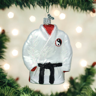 Martial Arts Robe Ornament, Old World Christmas - A Blissfully Beautiful Boutique