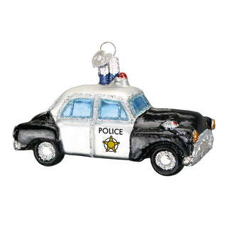 Police Car Ornament, Old World Christmas - A Blissfully Beautiful Boutique