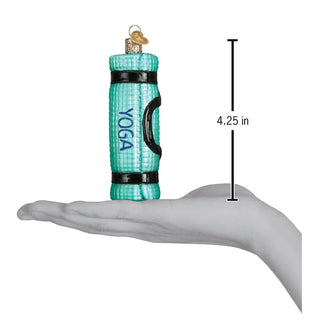 Yoga Mat Ornament, Old World Christmas - A Blissfully Beautiful Boutique