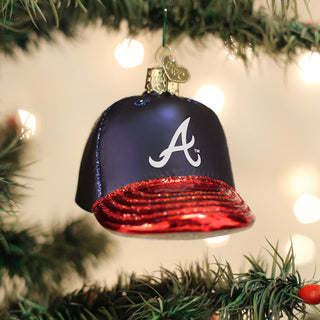 Braves Baseball Cap Ornament, Old World Christmas - A Blissfully Beautiful Boutique