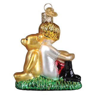 Winnie And Christopher Robin Ornament, Old World Christmas - A Blissfully Beautiful Boutique