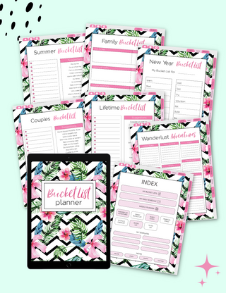 The Bucket List Digital Planner, Jessica Autumn - A Blissfully Beautiful Boutique