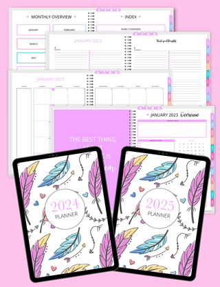 The 2025 & 2026 Digital Planner, Jessica Autumn - A Blissfully Beautiful Boutique