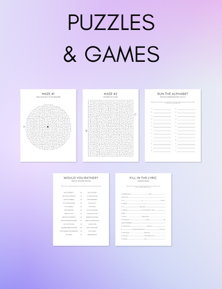 August Activity Book Bundle (Digital + Printable), Jessica Autumn - A Blissfully Beautiful Boutique