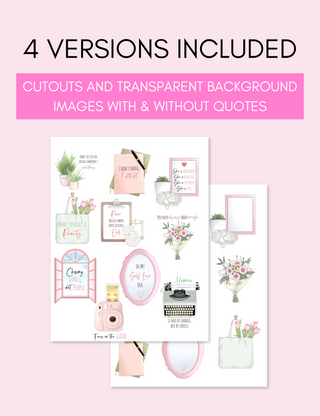 Self Love Quote Sticker Pack, Jessica Autumn - A Blissfully Beautiful Boutique