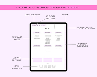 Self-Care Digital Planner, Jessica Autumn - A Blissfully Beautiful Boutique