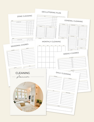 Cleaning and Organization Planner, Jessica Autumn - A Blissfully Beautiful Boutique