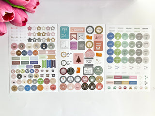 12 Sheets Functional Sticker Set for Planners, The Fabulous Planner - A Blissfully Beautiful Boutique