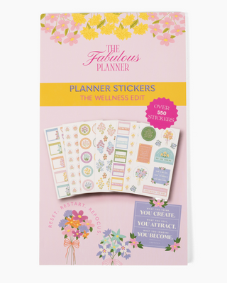 Sticker Book - Wellness Edit Planner Sticker, The Fabulous Planner - A Blissfully Beautiful Boutique