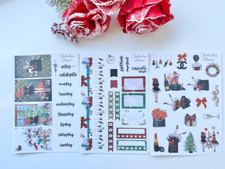 Luxury Holidays Christmas Matte Stickers - 3 Sheets, The Fabulous Planner - A Blissfully Beautiful Boutique