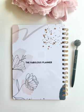 90 Days Daily Minimalist Wire-O A5 size Planner, The Fabulous Planner - A Blissfully Beautiful Boutique