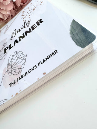 90 Days Daily Minimalist Wire-O A5 size Planner, The Fabulous Planner - A Blissfully Beautiful Boutique
