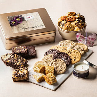 Classic Tin Treats Within Gift Basket, Dulcet Gift Baskets - A Blissfully Beautiful Boutique
