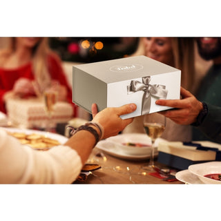 Elegant White Deluxe Gift Box, Dulcet Gift Baskets - A Blissfully Beautiful Boutique