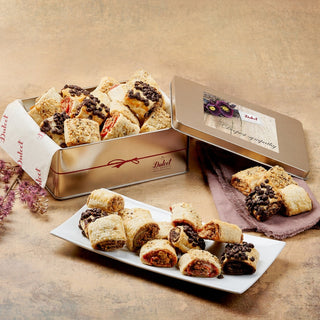 All Flavored Rugelah Assortment Tin, Dulcet Gift Baskets - A Blissfully Beautiful Boutique