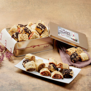 All Flavored Rugelah Assortment Tin, Dulcet Gift Baskets - A Blissfully Beautiful Boutique