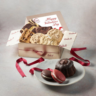 Delightful Sweets Sampler Gift Tin, Dulcet Gift Baskets - A Blissfully Beautiful Boutique