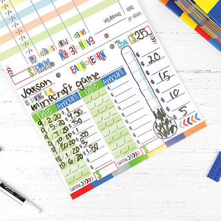 Class Keeper® School Days Memory Book + BONUS App Membership + BONUS Earn & Learn® Chore Chart Pad | (2) Styles, Denise Albright® - A Blissfully Beautiful Boutique