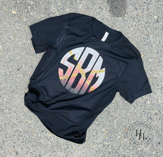 Crime Scene Monogram Graphic Tee, Merch Girls - A Blissfully Beautiful Boutique