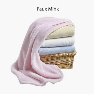 30 x 40 Personalized Monogram Baby Blanket, Monogram Online - A Blissfully Beautiful Boutique