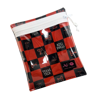 Texas Tech University - Wreck 'Em, Tech, Makeup Junkie Bags - A Blissfully Beautiful Boutique
