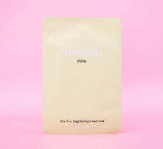 shine sheet mask, beaut.beautyco. - A Blissfully Beautiful Boutique