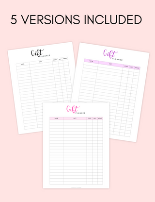 Holiday Gift Planner, Jessica Autumn - A Blissfully Beautiful Boutique