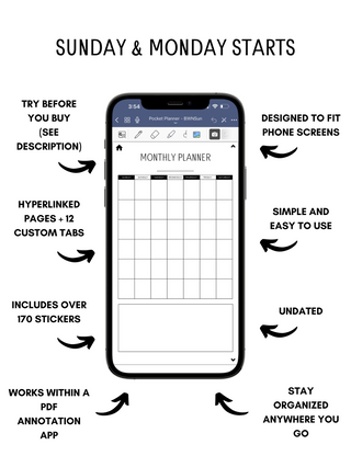 Digital Phone Planner Neutral, Jessica Autumn - A Blissfully Beautiful Boutique