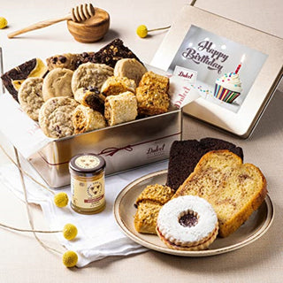 Deluxe Honey & Pastry Gift Tin, Dulcet Gift Baskets - A Blissfully Beautiful Boutique