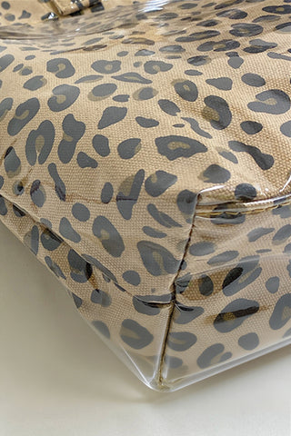 Brown Leopard PU Leather Water Proof Tote Bag, Dear-Lover Dropshipping - A Blissfully Beautiful Boutique