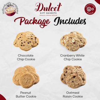 Fresh Baked Assorted Cookie Gift Box, Dulcet Gift Baskets - A Blissfully Beautiful Boutique