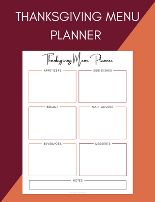 Holiday Menu Planner