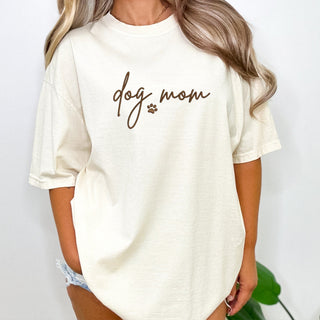 Dog Mom Embroidered Shirt, Merch Girls - A Blissfully Beautiful Boutique