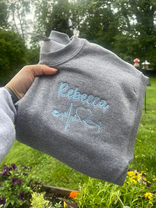 Custom Nurse Embroidered Shirt | QUICK SHIP, Merch Girls - A Blissfully Beautiful Boutique