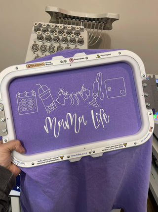 Mama Life Icons Embroidered Shirt | QUICK SHIP, Merch Girls - A Blissfully Beautiful Boutique