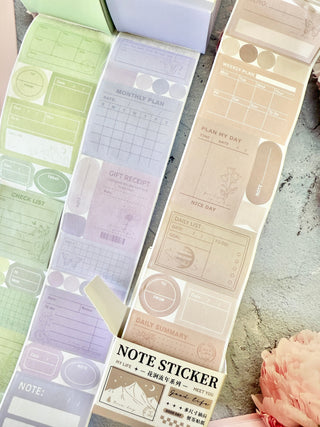 Functional Sticky Memo Rolls