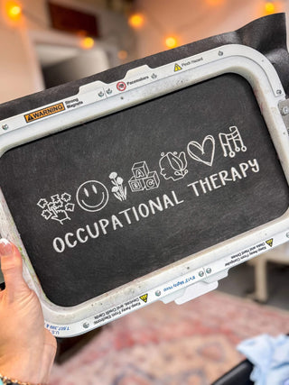 Occupational Therapy Icons Embroidered Shirt | QUICK SHIP, Merch Girls - A Blissfully Beautiful Boutique