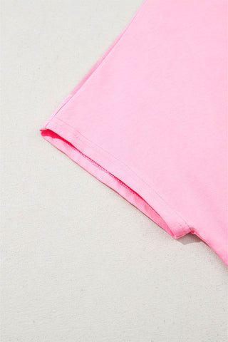 Myosotis Two Tone Half Buttons Collared T Shirt, A Blissfully Beautiful Boutique - A Blissfully Beautiful Boutique