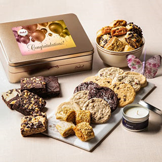 Classic Tin Treats Within Gift Basket, Dulcet Gift Baskets - A Blissfully Beautiful Boutique