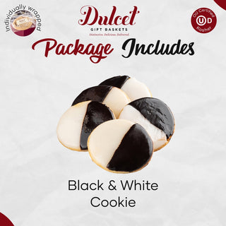Favorite Black and Whites Cookie Tin, Dulcet Gift Baskets - A Blissfully Beautiful Boutique