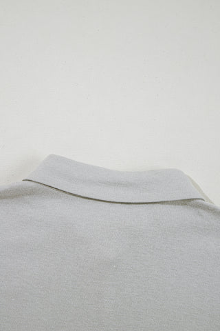 Gray 3 Pcs Crop Tank Top Shorts with Cardigan Lounge Set