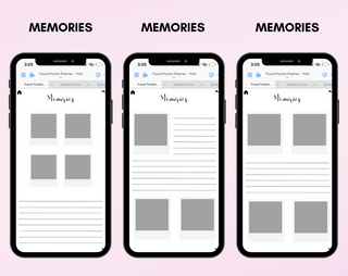 Digital Travel Phone Planner Bundle