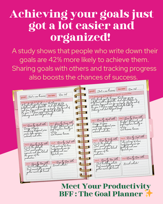 The Ultimate Goal Planner | Undated Weekly & Daily Planner | Goal Setting Planner, The Fabulous Planner - A Blissfully Beautiful Boutique