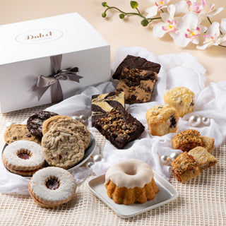Elegant White Deluxe Gift Box, Dulcet Gift Baskets - A Blissfully Beautiful Boutique