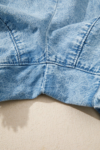 Myosotis Frayed Edge Casual Denim Shorts, Dear-Lover Dropshipping - A Blissfully Beautiful Boutique