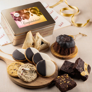 Classic Cookie and Brownie Keepsake Gift Tin, Dulcet Gift Baskets - A Blissfully Beautiful Boutique